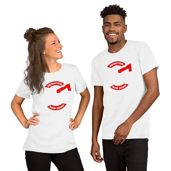 Addicted Red Zone T-Shirt - Image 6