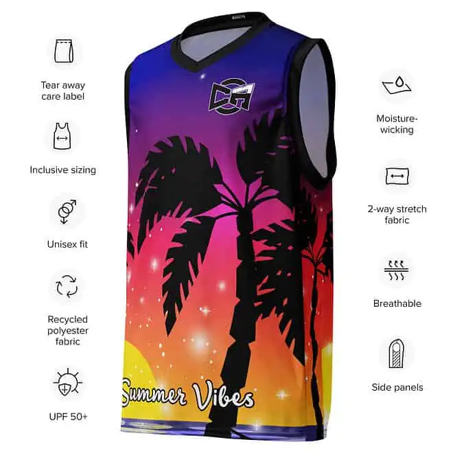 Summer Vibes Sleeveless Jersey - Image 3