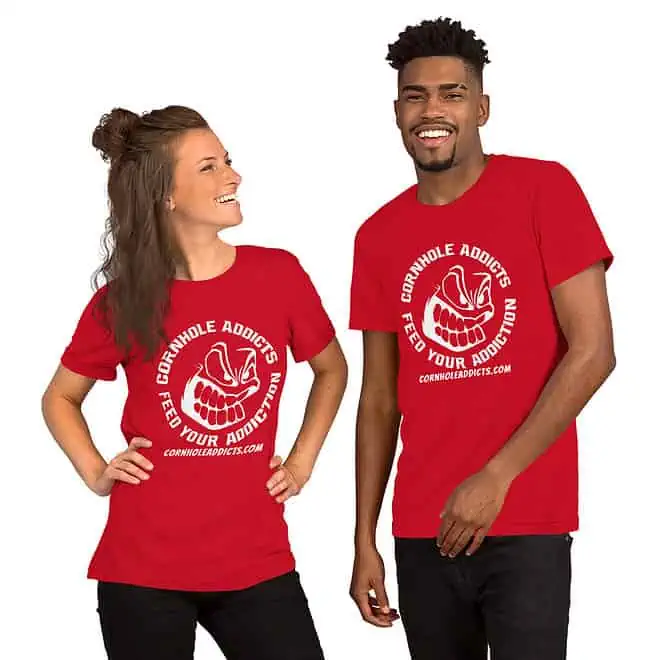 White Logo Front Unisex Tee - Image 4