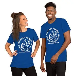 White Logo Front Unisex Tee