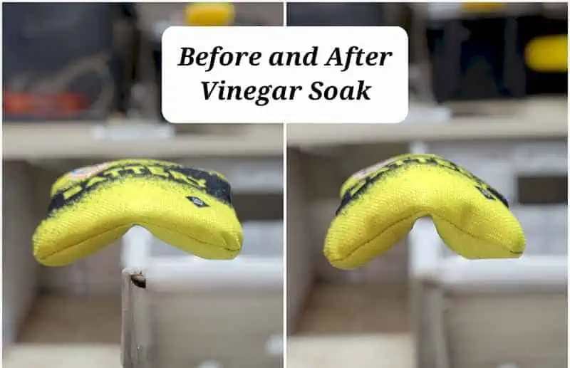 Vinegar Soak to break in bags