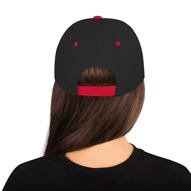 Snapback Hat with Text - Image 4