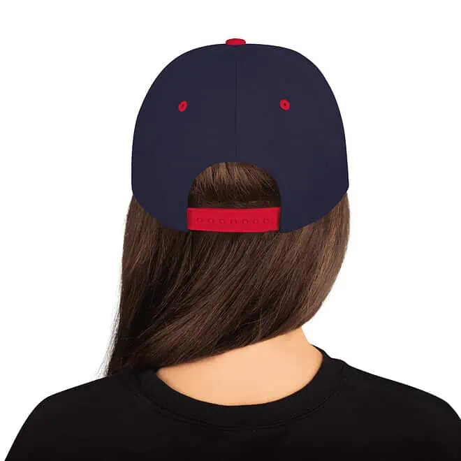 Snapback Hat with Text - Image 6