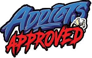 Addicts Approved burnt triangle cornhole boards