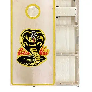 Cobra Kai Cornhole Boards