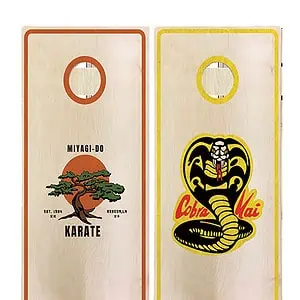 Cobra Kai Miyagi Do Cornhole Boards