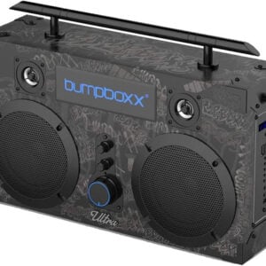 Bumpboxx Bluetooth Boombox Ultra Black Graffiti