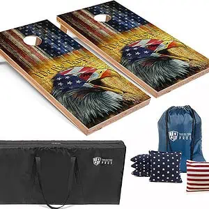 We The People Cornhole Board Set w/Bean Bags