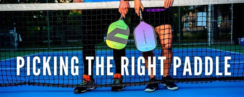 Finding the right pickleball paddle