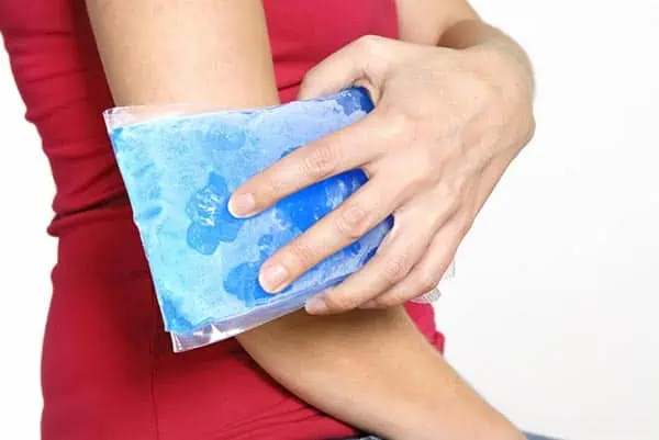 icepack on the elbow