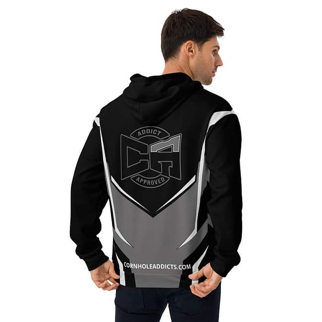 Blacked Out Print Hoodie - Image 4