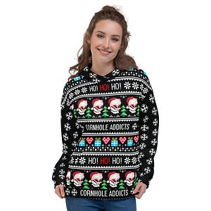 Christmas Addict Ugly Sweater Hoodie
