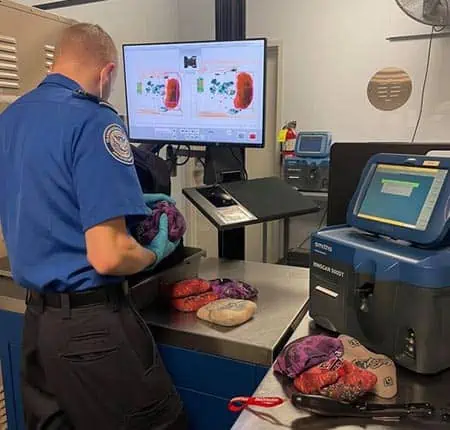 TSA thorough checks while flying with cornhole bags