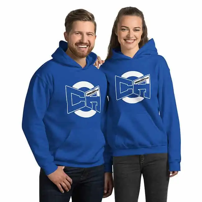New White Logo Hoodie - Image 4