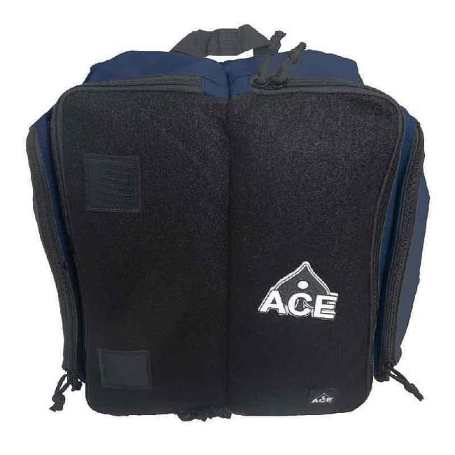 Velcro Cornhole Backpack - Blue
