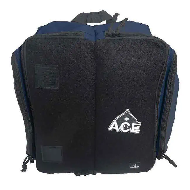 Velcro Cornhole Backpack - Blue