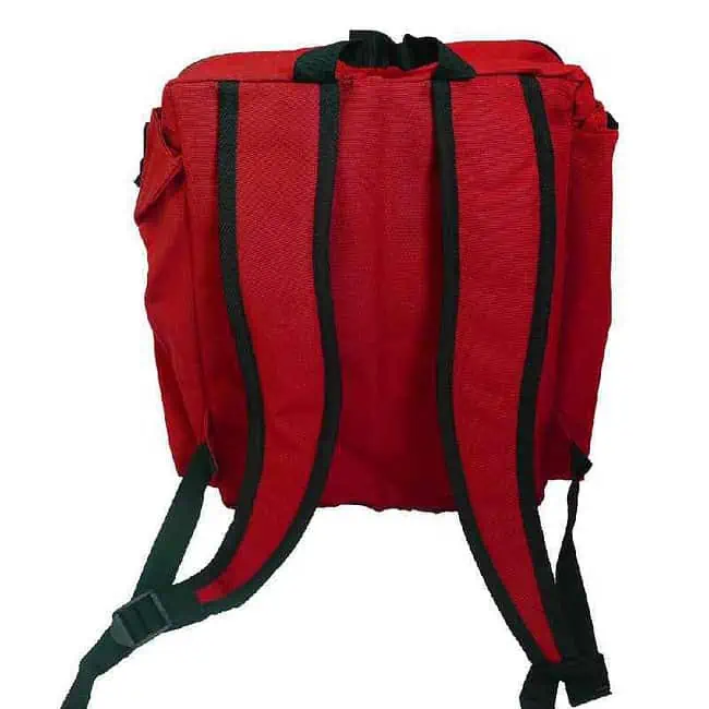 Velcro Cornhole Backpack - Red - Image 3