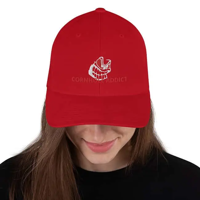 closed back structured cap red front 65bb8d87dab6e