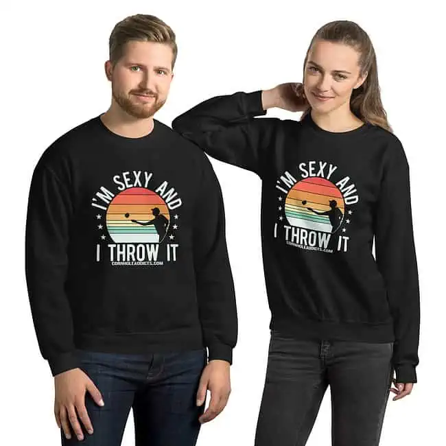 Sexy And I Throw It Unisex Sweatshirt - Image 2