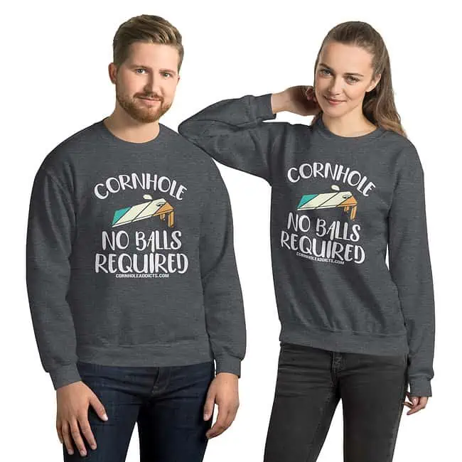 No Balls Required Unisex Sweatshirt - Image 4
