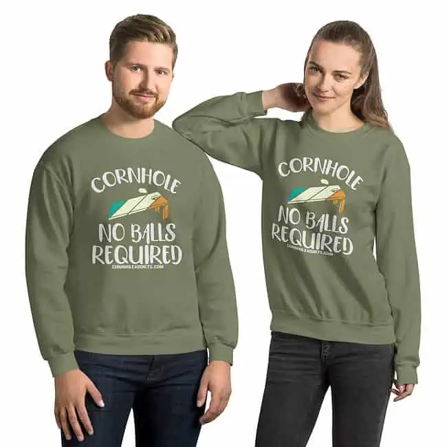 unisex crew neck sweatshirt military green front 65dcaa58ca896