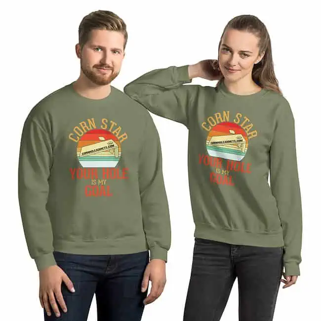 unisex crew neck sweatshirt military green front 65dcc0e900bf0