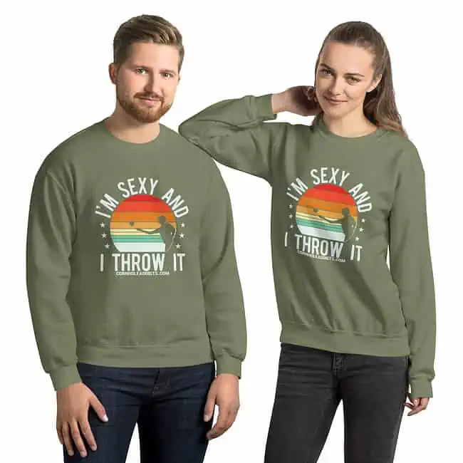 Sexy And I Throw It Unisex Sweatshirt