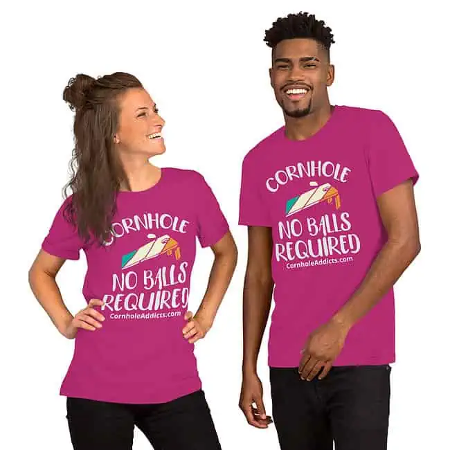 Cornhole No Balls Required Unisex Tee - Image 4