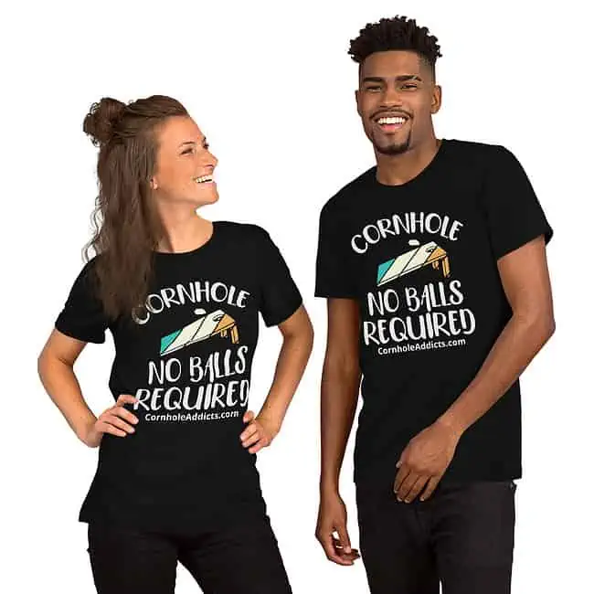 Cornhole No Balls Required Unisex Tee - Image 2