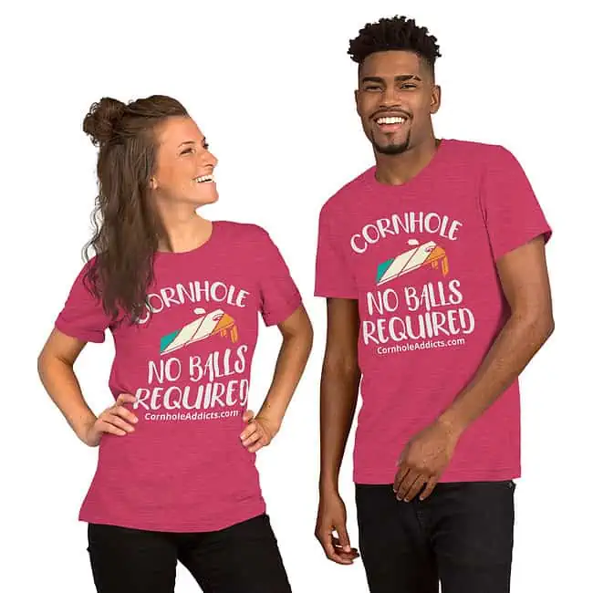 Cornhole No Balls Required Unisex Tee - Image 5