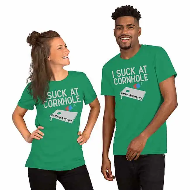 I Suck At Cornhole Unisex Tee