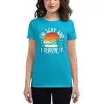 womens fashion fit t shirt caribbean blue front 65dcfee0f06f7