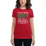 womens fashion fit t shirt true red front 65dcfe5a58dc2