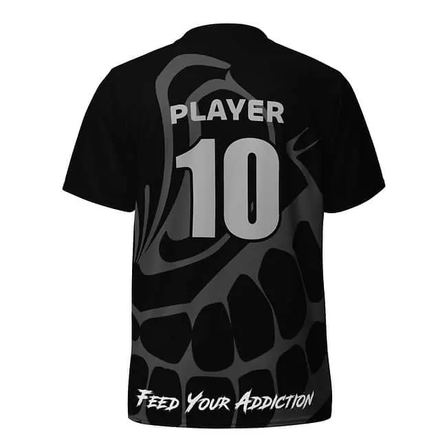 Blacked Out New Addicts Logo Sports Jersey - Image 2