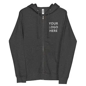 Design Your Own Custom fleece zip up hoodie