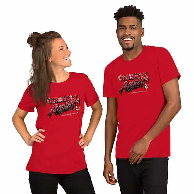 unisex staple t shirt red front 6601ed24e5726