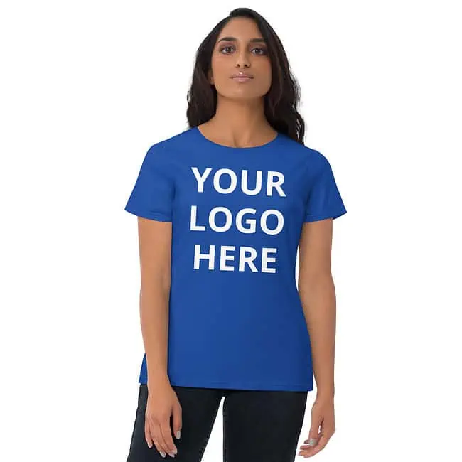 Design Your Own Custom Women's Fitted Tee - Image 4