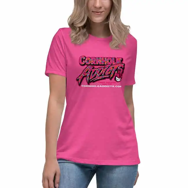 Women's Relaxed Butterflies Pink Addicts T-Shirt - Image 4