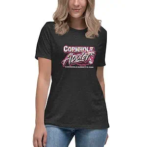 Women's Relaxed Butterflies White Addicts T-Shirt