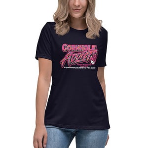 Women's Relaxed Butterflies Pink Addicts T-Shirt