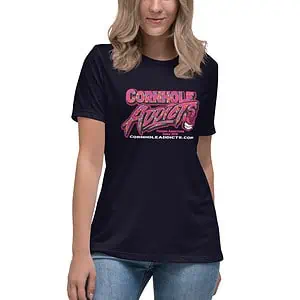 Women's Relaxed Butterflies Pink Addicts T-Shirt