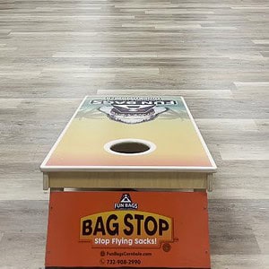 Cornhole Board Bag Stop