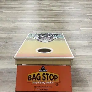 Cornhole Board Bag Stop