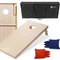 Plain Cornhole Board Set w/Bean Bags