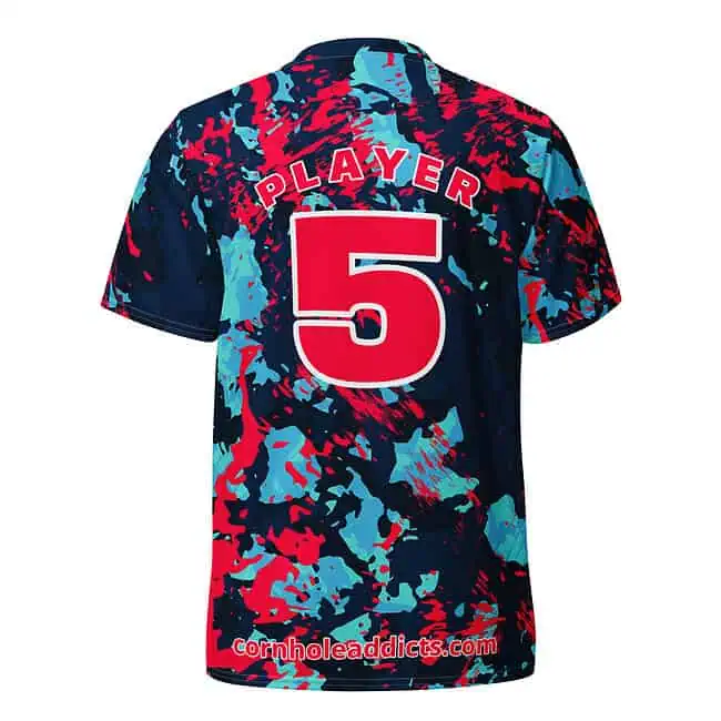 Red Blue Splat Sport Jersey - Image 2