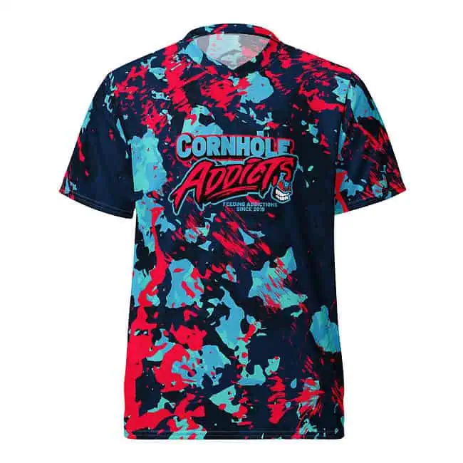 Red Blue Splat Sport Jersey