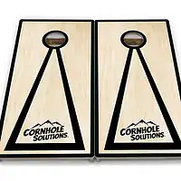 Black Triangle Cornhole Boards
