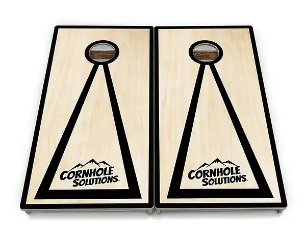 Black Triangle Cornhole Boards