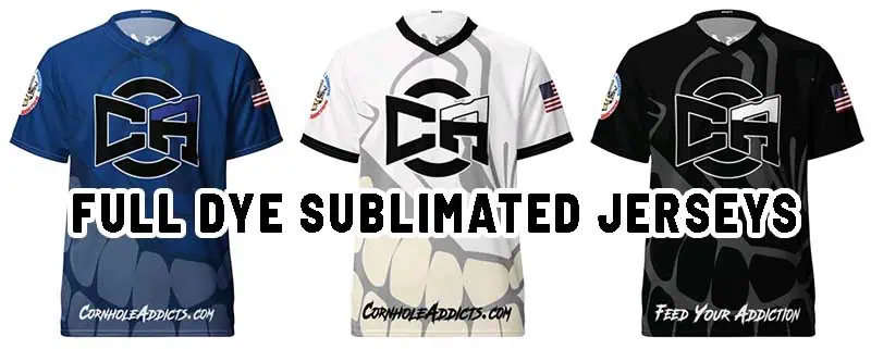 Sublimated cornhole jerseys