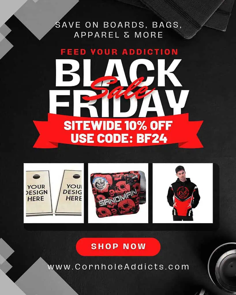 Black Red Modern Black Friday Sale